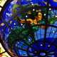 The Atlantic Globe above the entrance to Boardwalk Hall in Atlantic City, N.J.